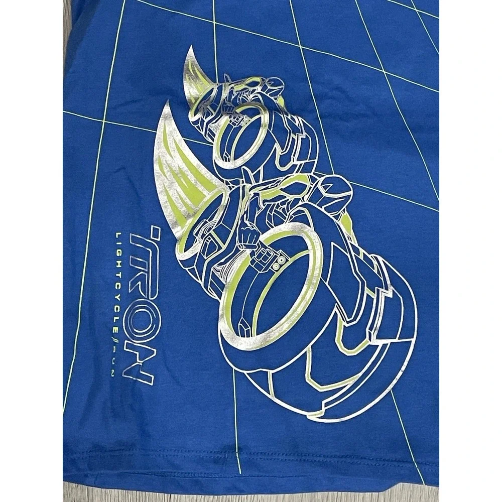 NEW Disney Parks Tron Lightcycle Run Blue Youth Tank Top 